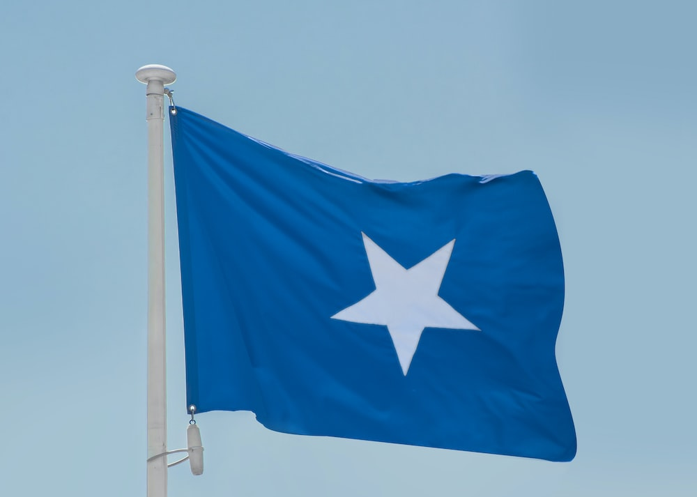 The Somali flag